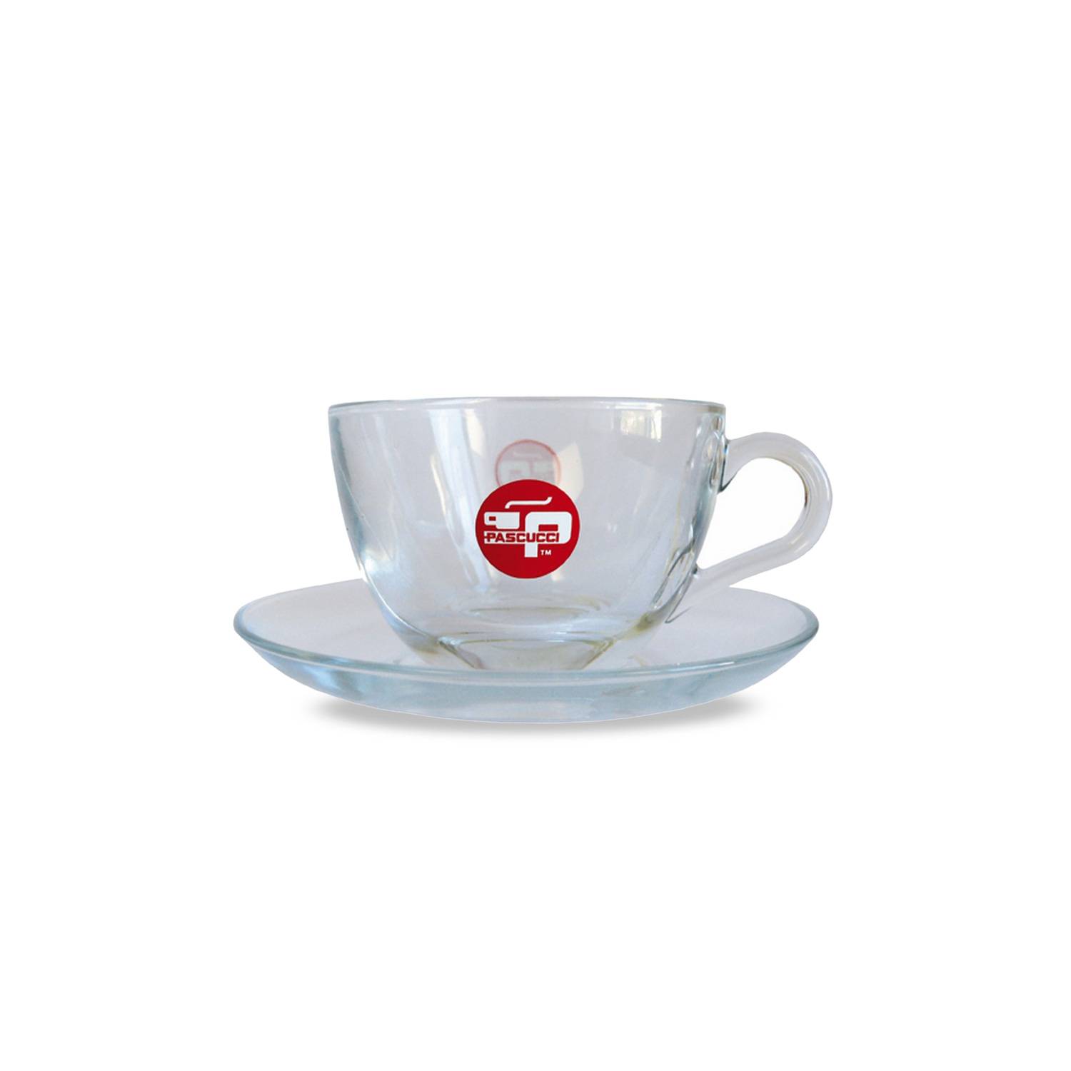 Cappuccino Glass Cup - Caffè Pascucci Torrefazione