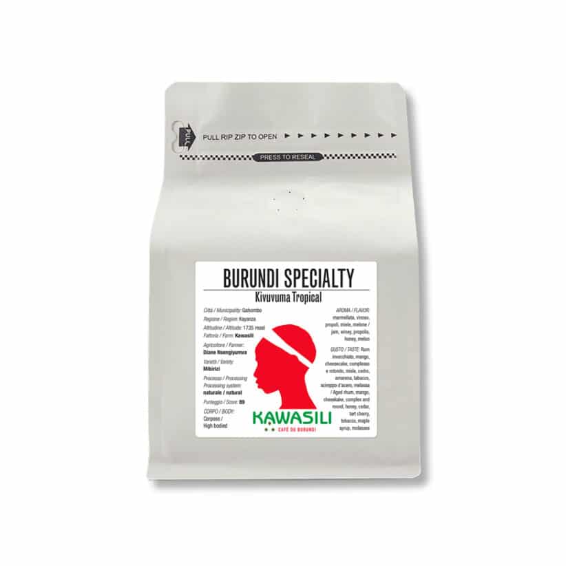 Specialty Coffee Burundi "Kawasili Kivuvuma tropical"