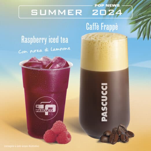 New summer recipes: Raspberry Iced tea and Caffè Frappè