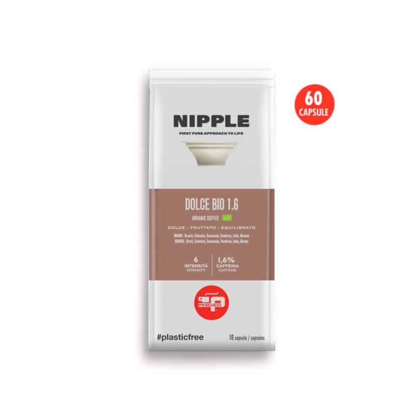 Dolce Bio 1.6 coffee in Nipple capsule (60 pcs)