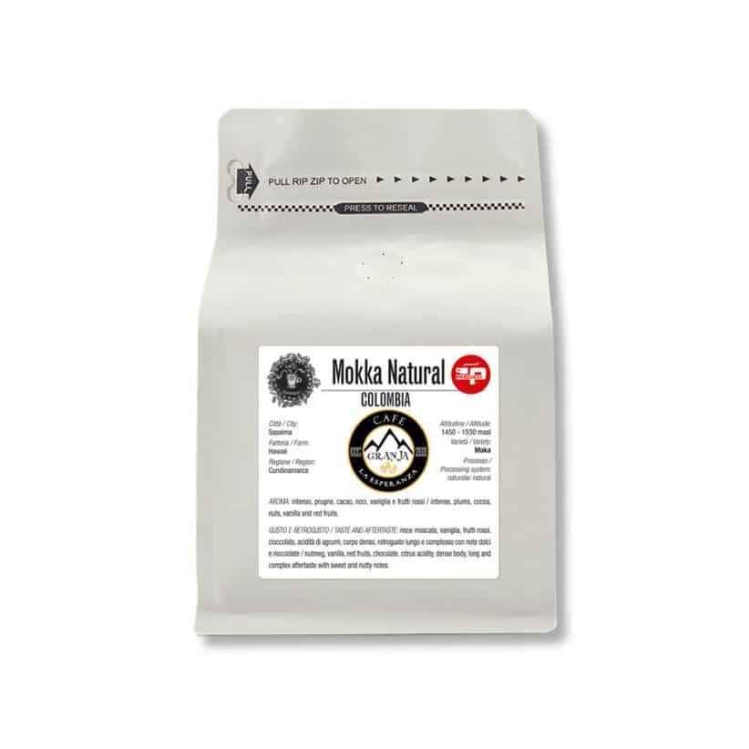 Caffè Specialty Colombia "Mokka natural Hawaii" (80 g)